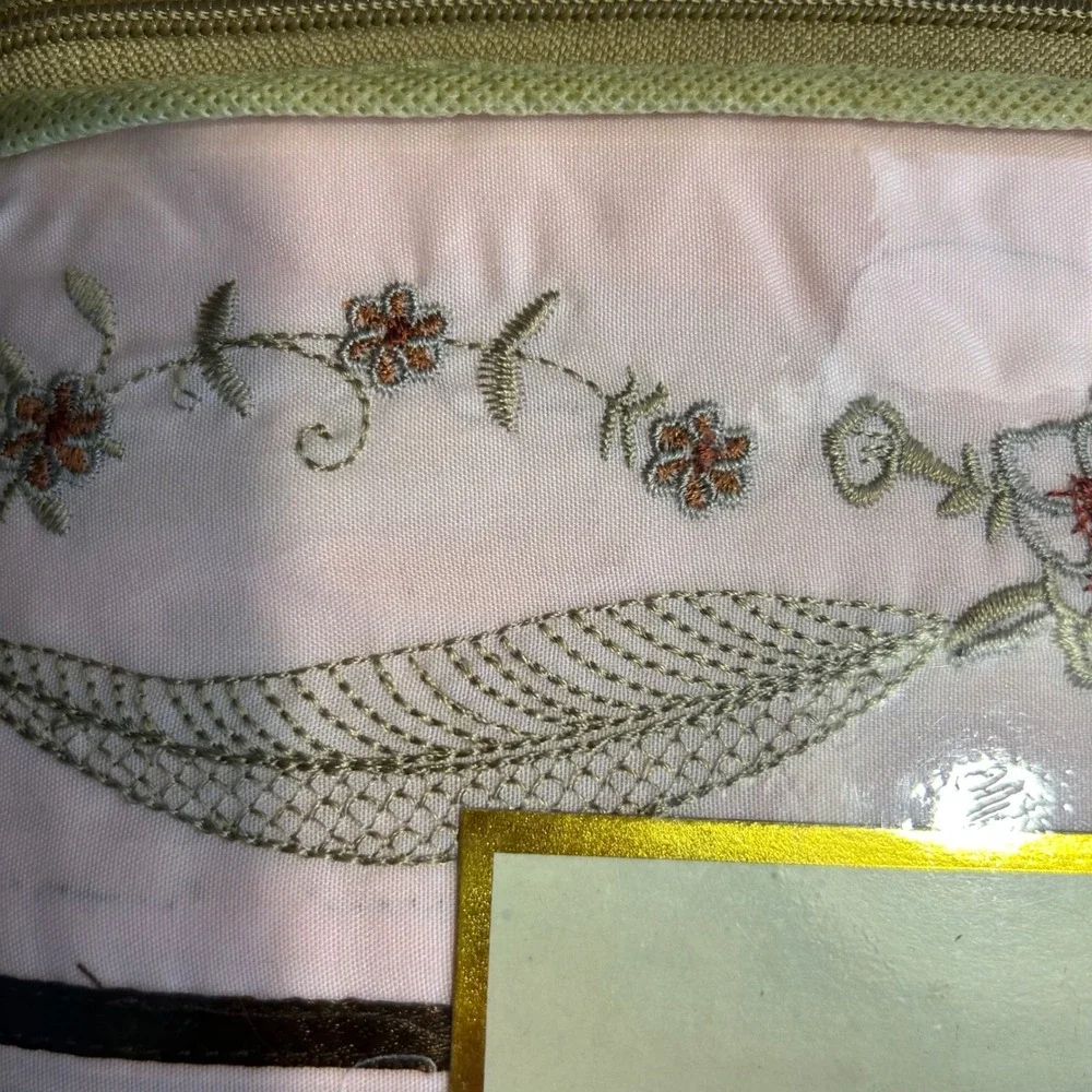Valencia‎ King Sheet Set Pink Floral Embroidered 4 Pc Microfiber Vintage Style